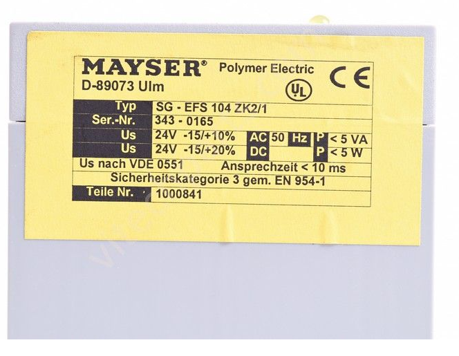 SG-EFS 104 ZK2/1 24V DC 1.2 k0hm 