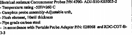 P/N 4700-ADJ-S10-K03005-2 