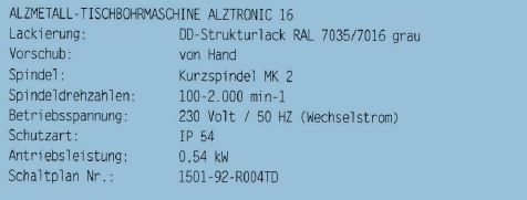 Alztronic 16 (1509N)