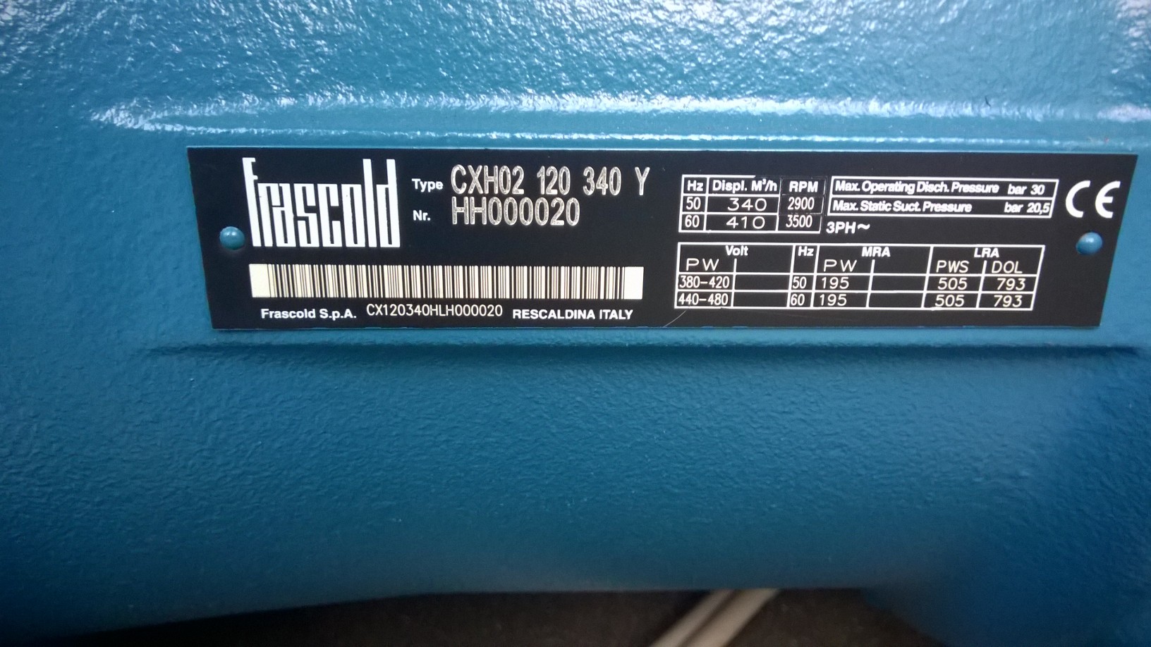 gasket for CXH02 120 340 Y   