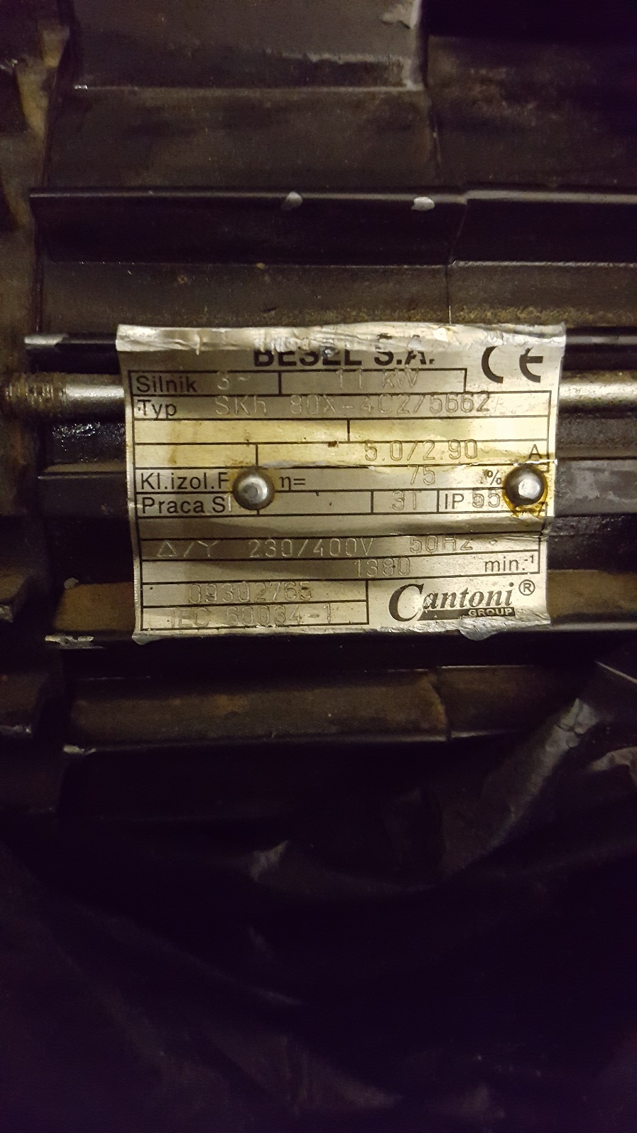 SKh 80X-4C2/5662 obsolete, replacement Motor 2SIEK 80 X-4C 