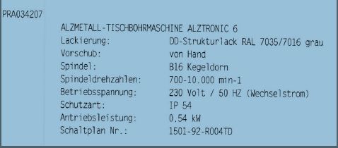 ALZTRONIC 6 (1501N) 