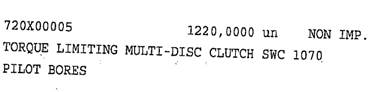 720X00005 (SWC 1070) 720V00013 