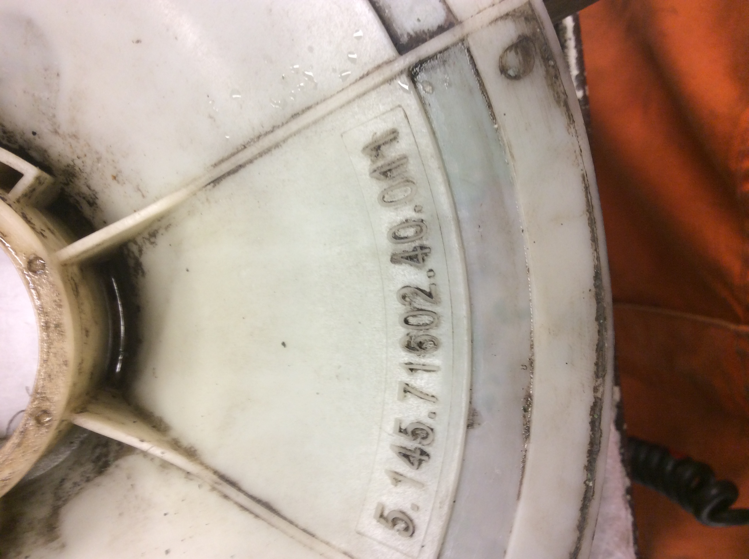 Lüfterflügel aus Kunststoff für Motor 7AA160L-06 