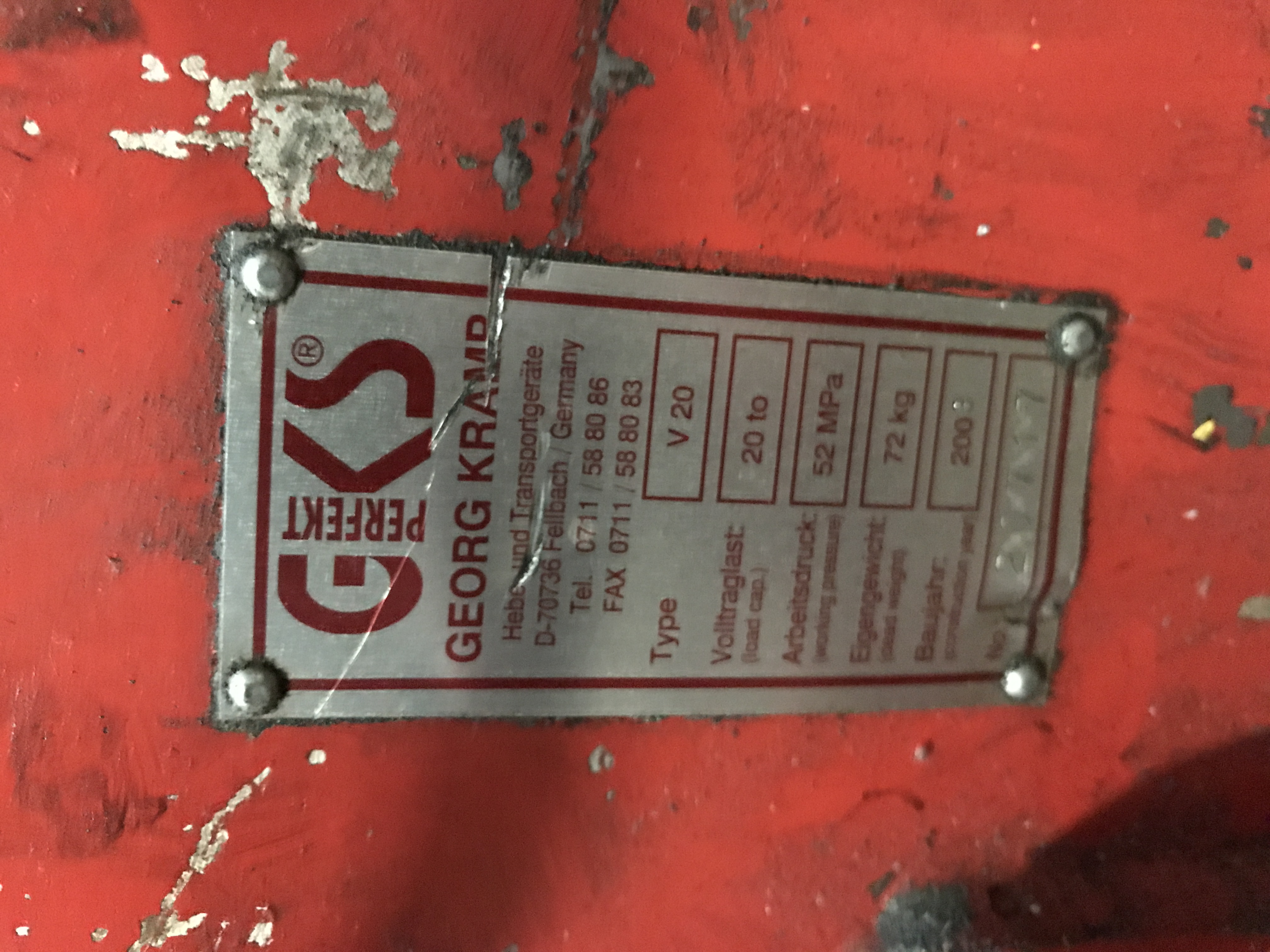 Repair kit for V 20(10184) 