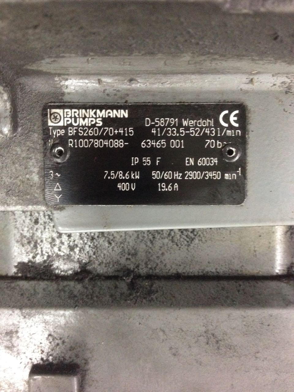 BFS260/70 -61KBT5Z+415 