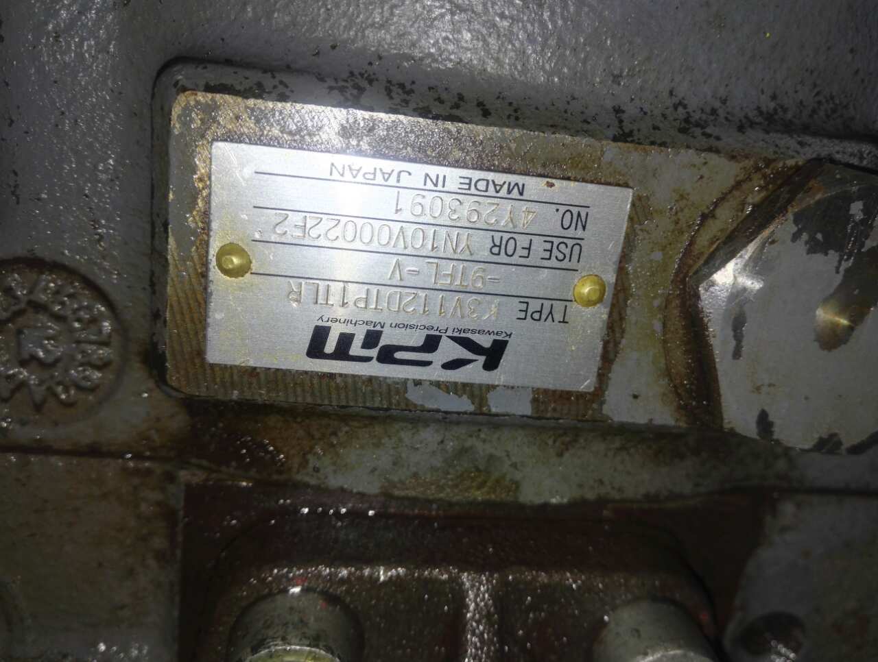 TYPE : K3V112DTP1TLR  OEM!! 