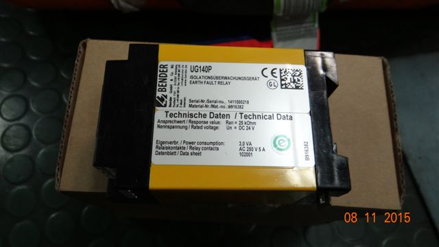B916382 UG140P DC 24V UG obsolete, replaced by IR425-D4-1 (B91036403) or  B71036320 (isoUG425-D4-4)