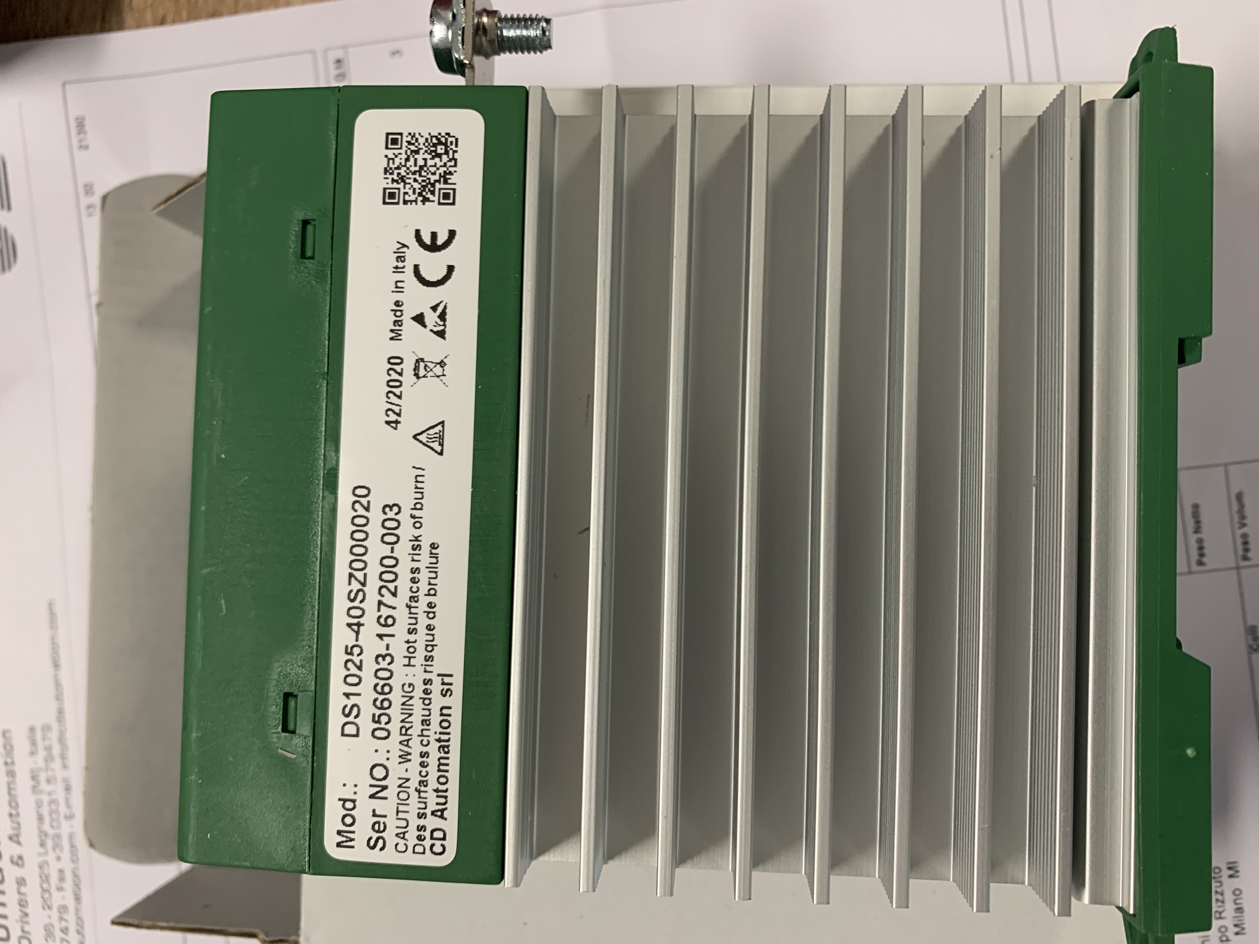 SCR CD3000S 1PH/25A/-/480V/NO/SSR/ZC/NF/EM  (new code DS102540SZ000020)