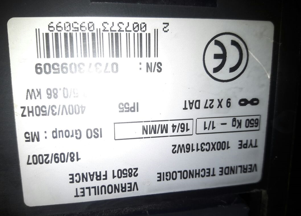 100XC3116W2 