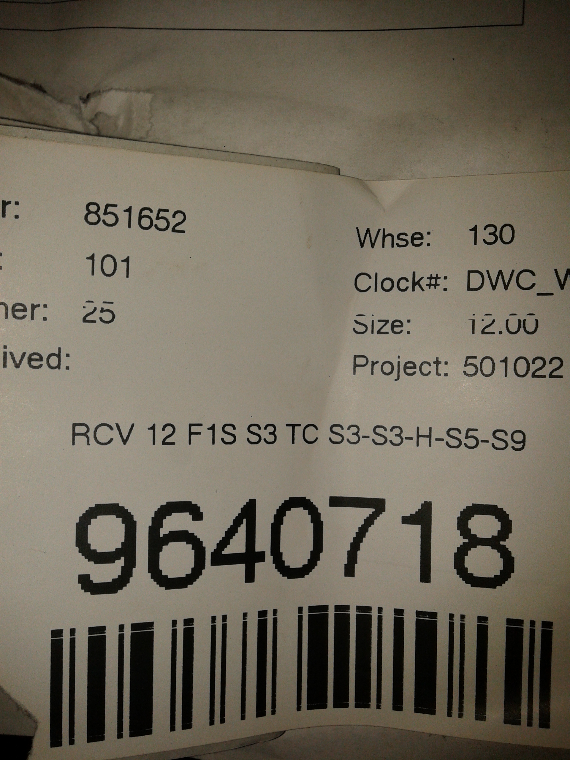 RCV,12,F1S,S3,TC,S3-S3-H-S5-S9*DR-145A-SP60-R,AFR2 