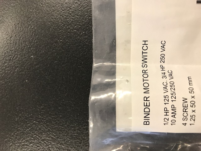 1/2HP 125 VAC. 3/4HP 250 VAC 