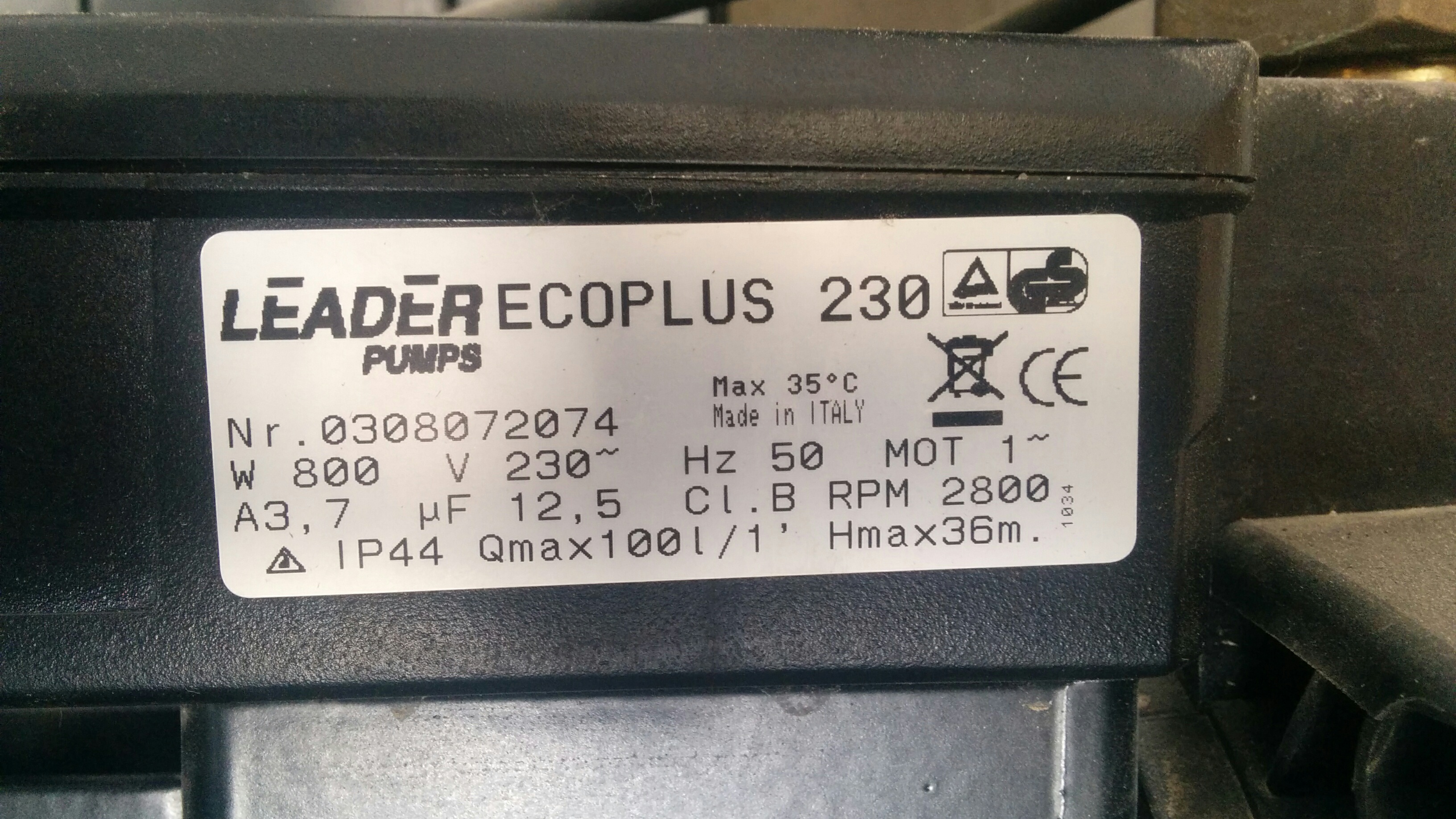 0308072074 replaced by 60115408, analog MULTI INOX 3 M 