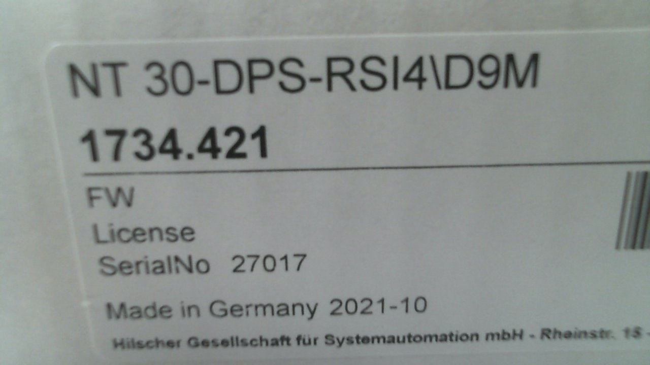 NT 30-DPS-RSI4/D9M