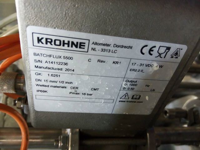 BATCHFLUX 5500 C S/N: 14112236 