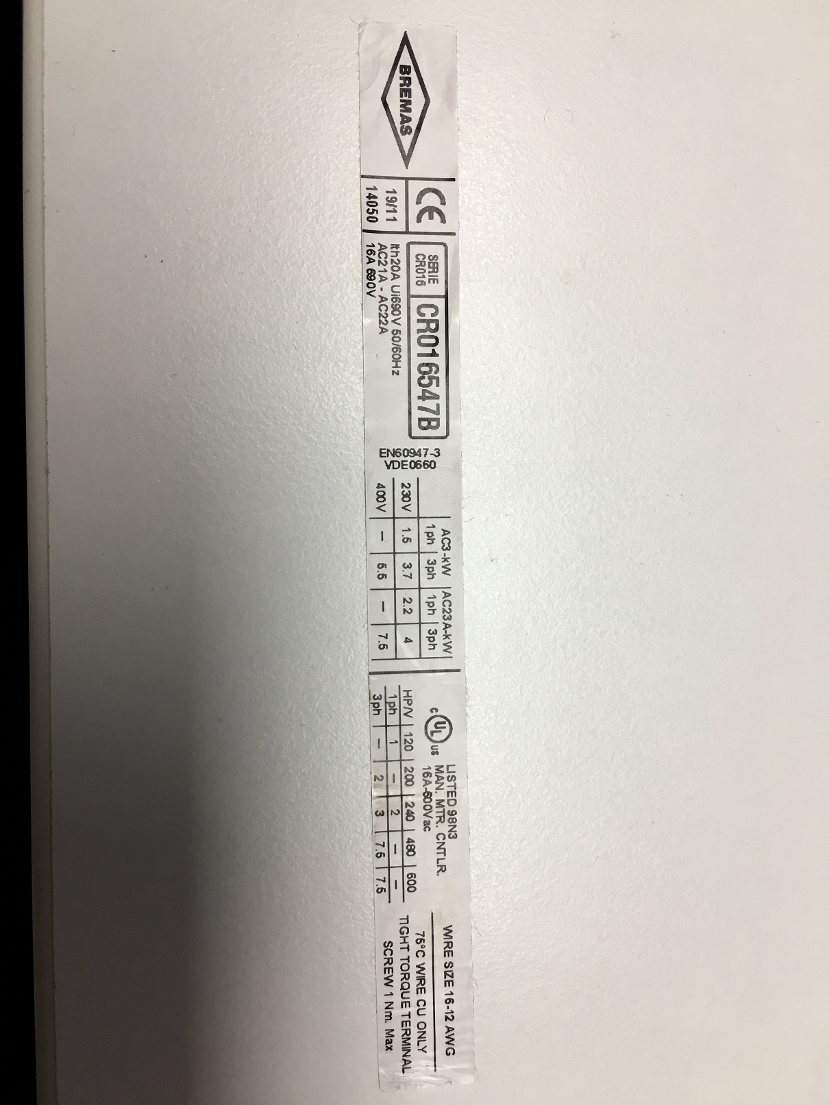CR016547B