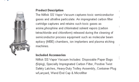 Model: SS Vapor Vacuum cleaner 