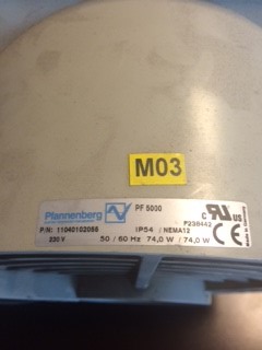 PF 5000 REPLACED BY PF 65000 230V 54 Ral 9011 11665102050 