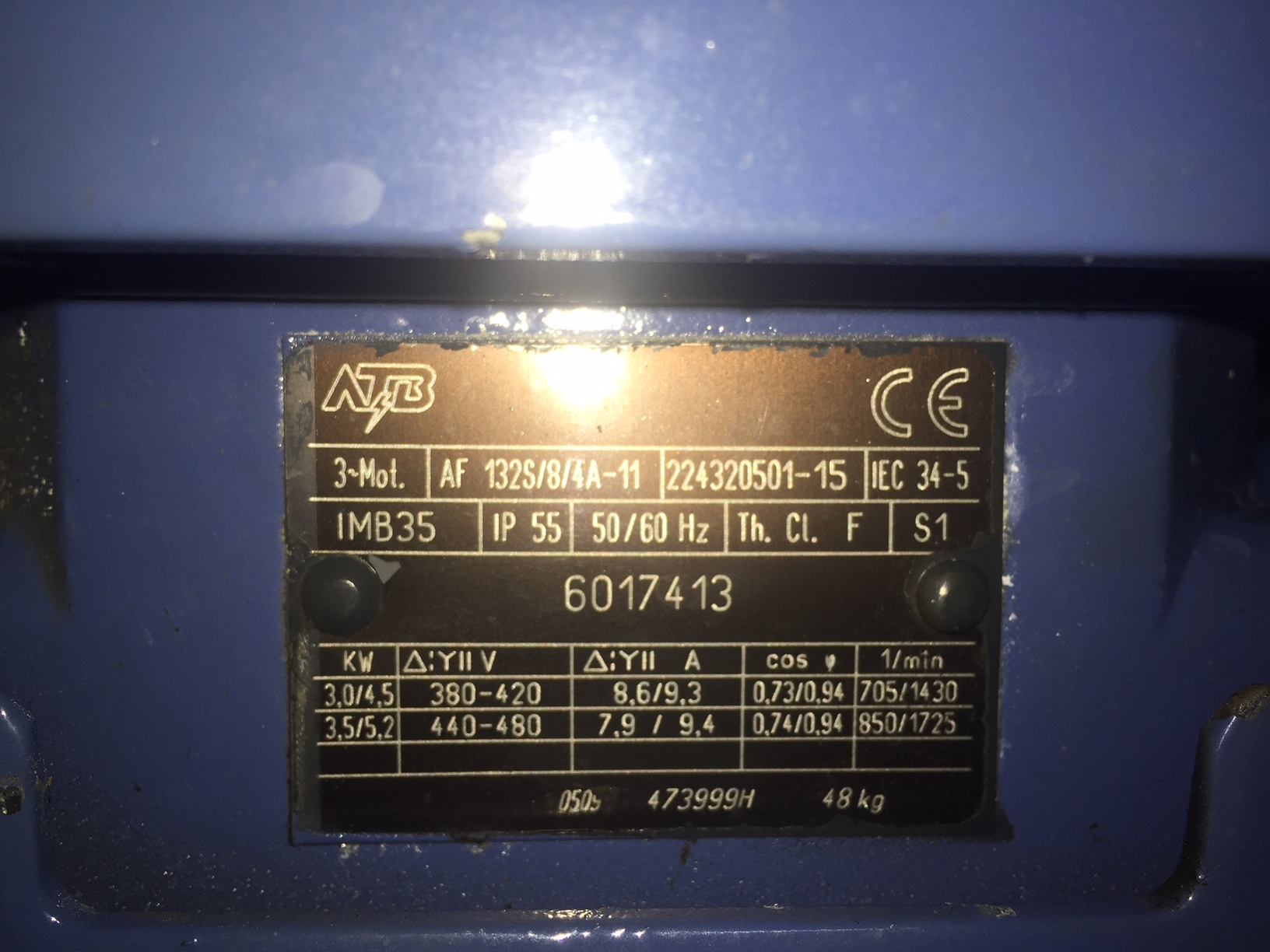 AF 132S/8/4A-11 - OEM for HYDAC Cooling GMBH 