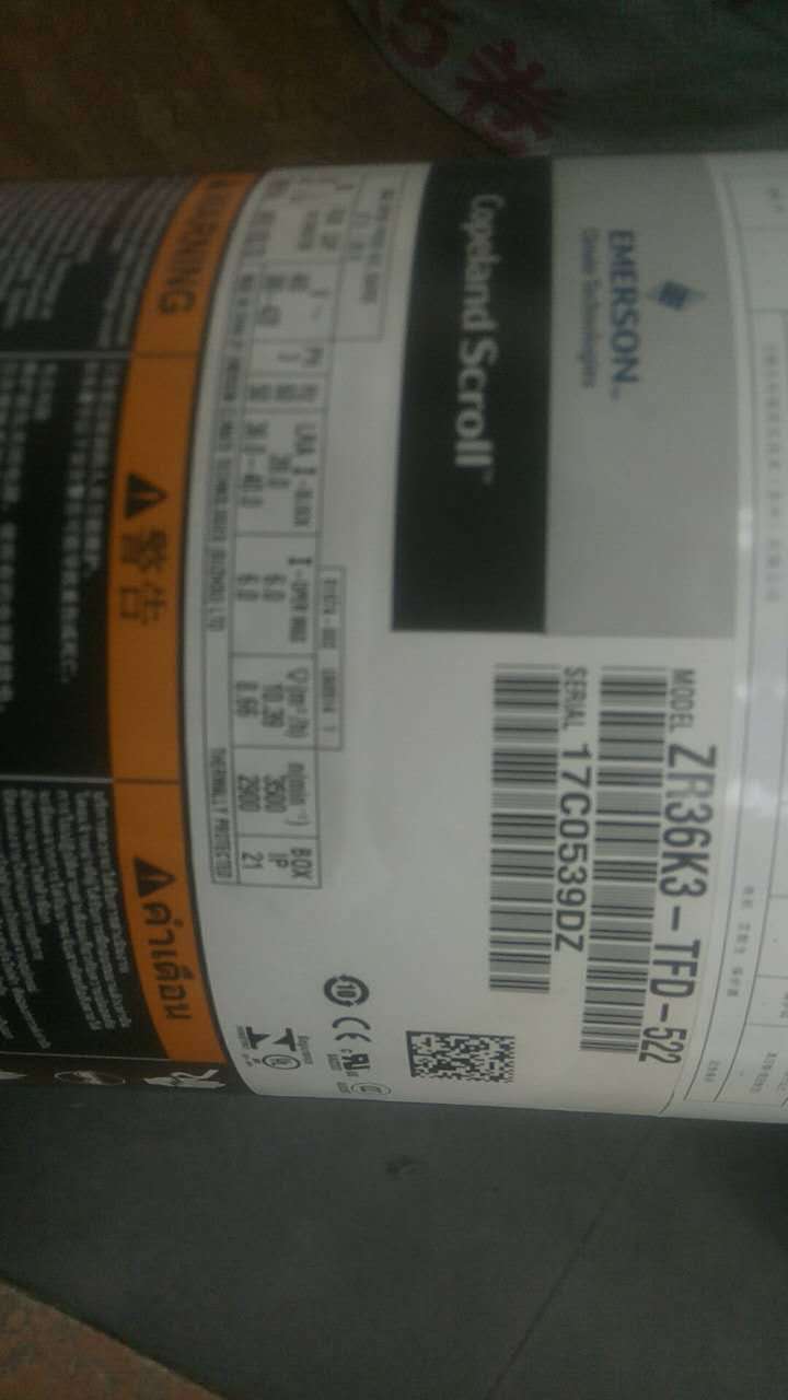 ZR36K3-TFD-522 obsolete, replacement P/N: 8047689 Type: ZR380K*E-TWD-522 400V