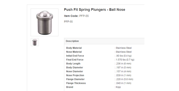 PFP-55 - reference of reseller Essentra - manufacturer reference is K0333.10 