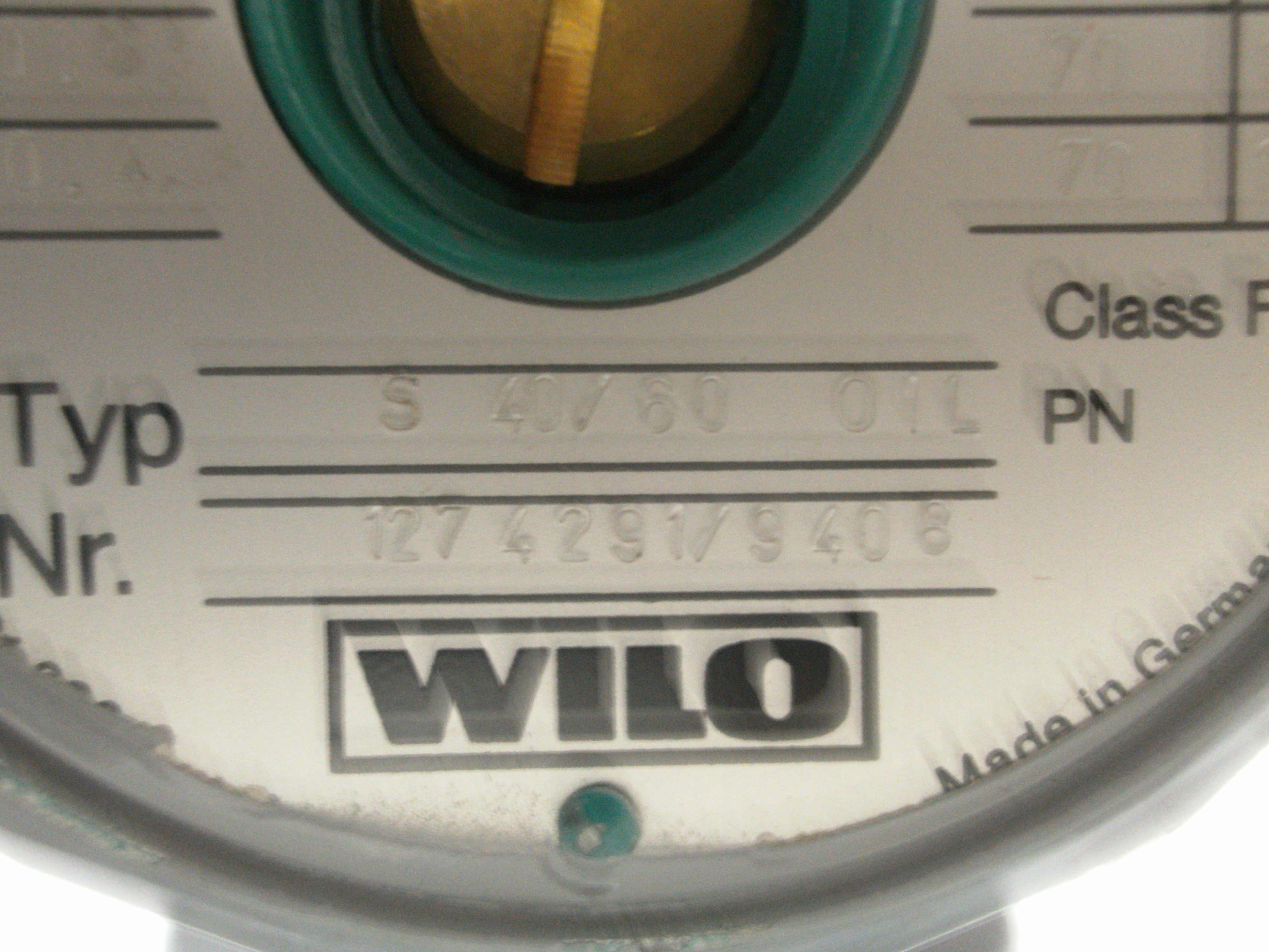 S40/60 OIL PN6/10  nicht mehr im Lieferprogramm,  ALTERNATIVE    Typ : IPL 40/110-0,12/4 PN 16 S2-440V-60Hz 