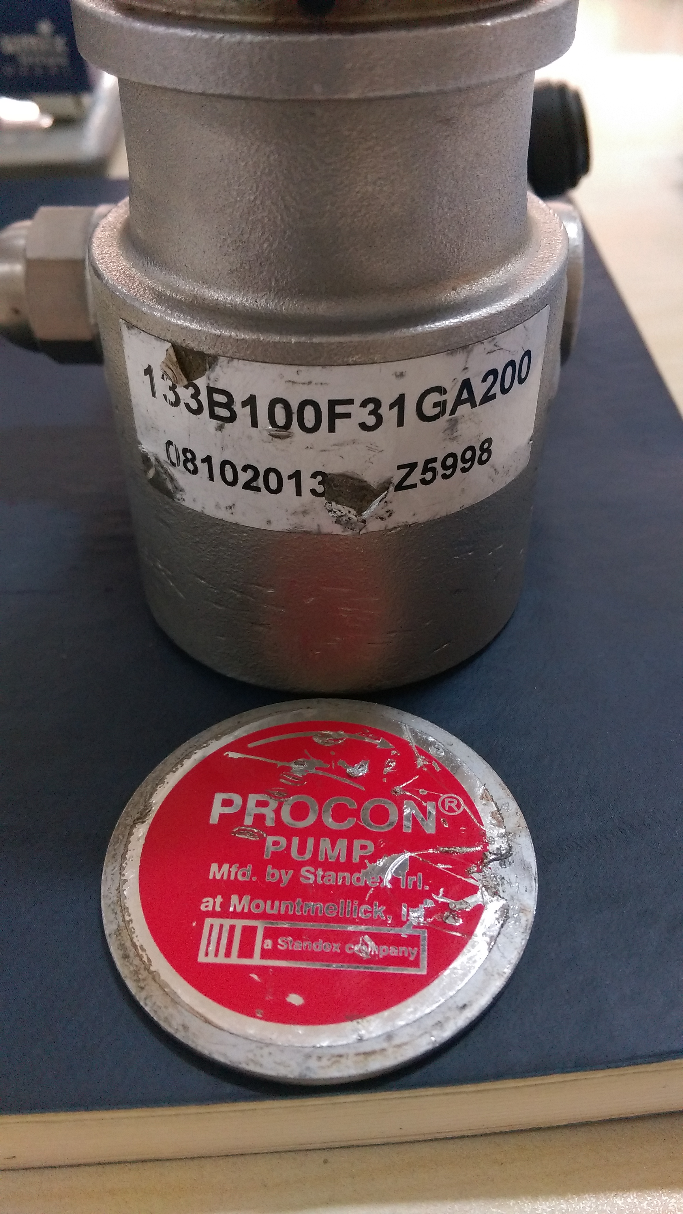 Type 133B100F316A 200 PSI