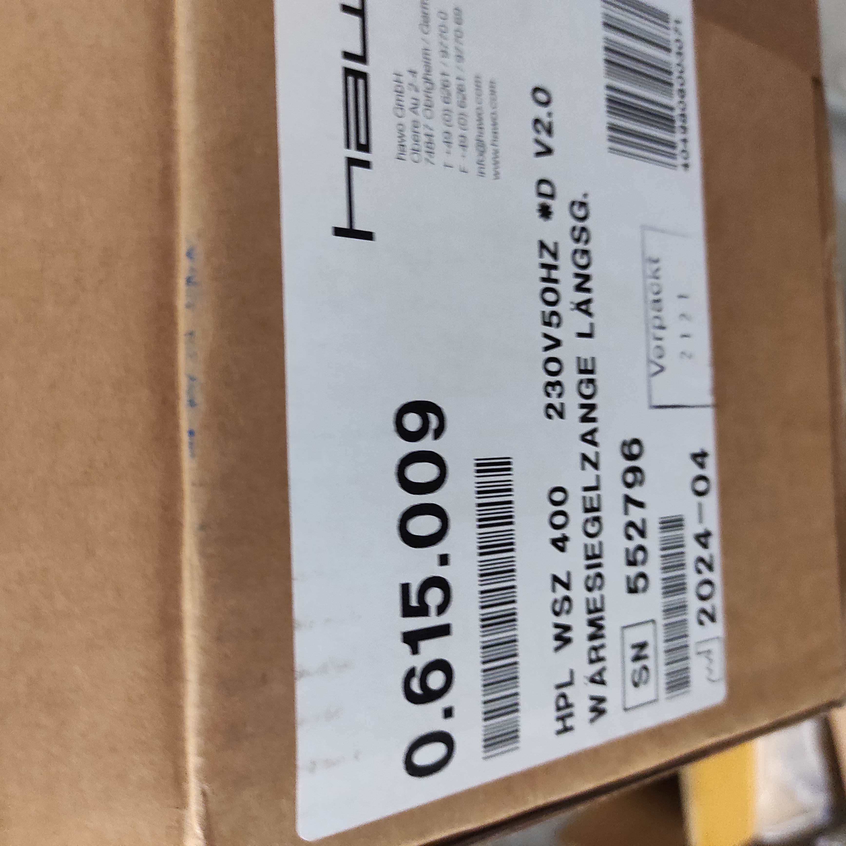 0.615.009 / HPL WSZ 400