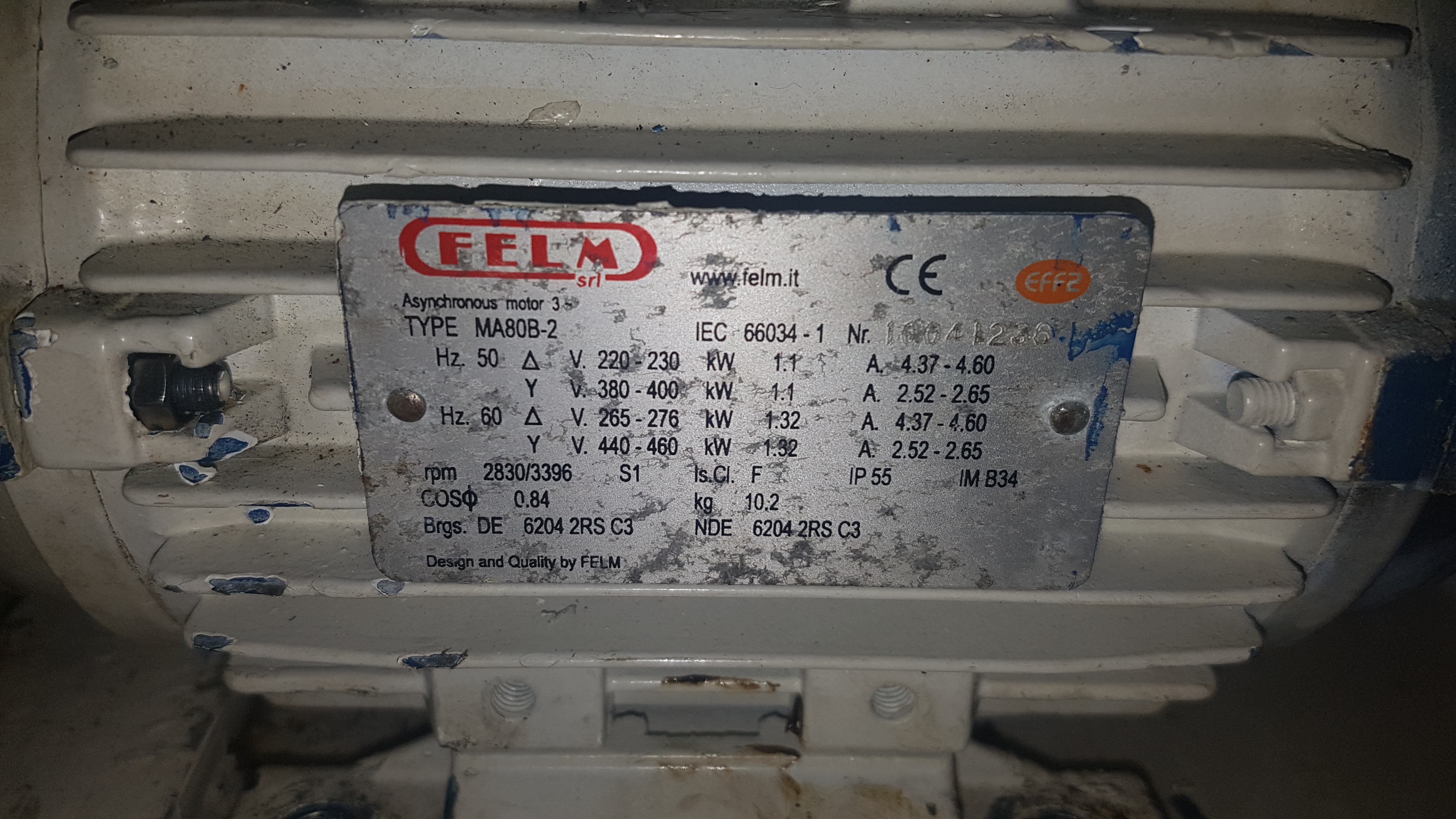 Type: MA80B-2 - obsolete replaced by BG FA2 80B-2 