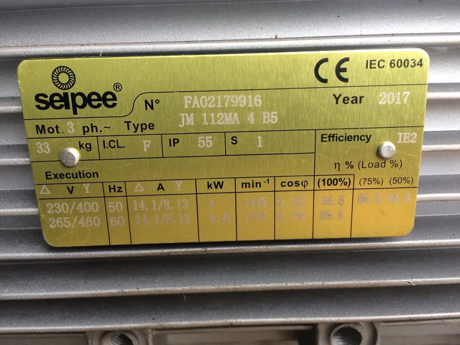 JM 112MA 4 B5  alternative HB3 112M 4 230.400-50 B5 (ROSSI)