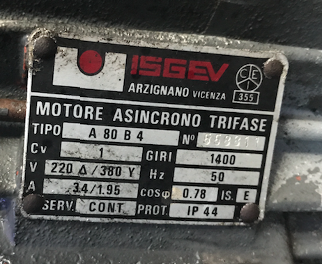 Type A 80 B4 -  ghisa 