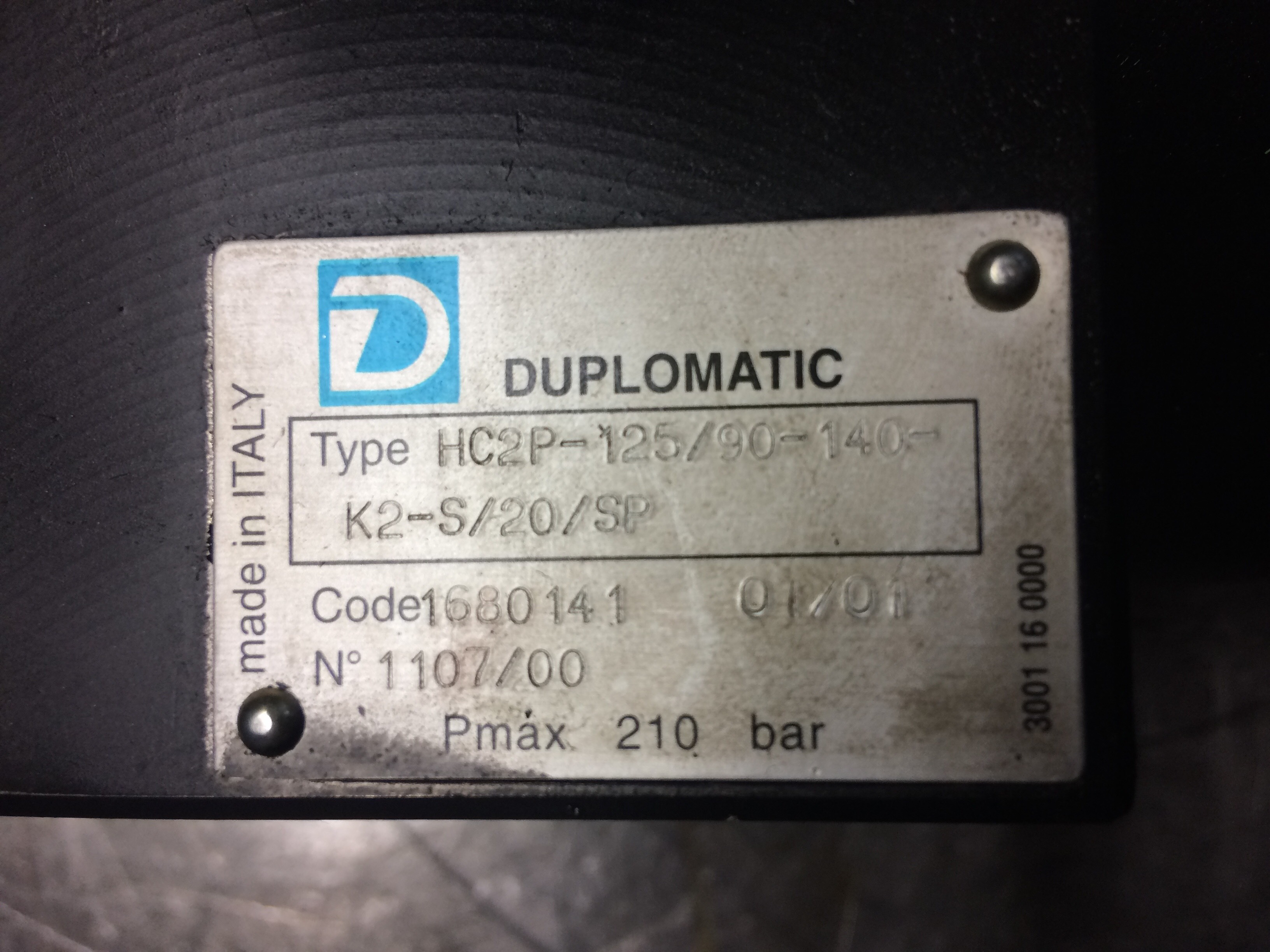 HC2P-125/90-140-K2-S/20/SP  OEM 