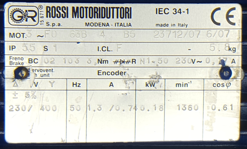 FO 63B 4 B5 23712/07 6/07 - replaced by HBZ 63B 4 230.400-50 B5 