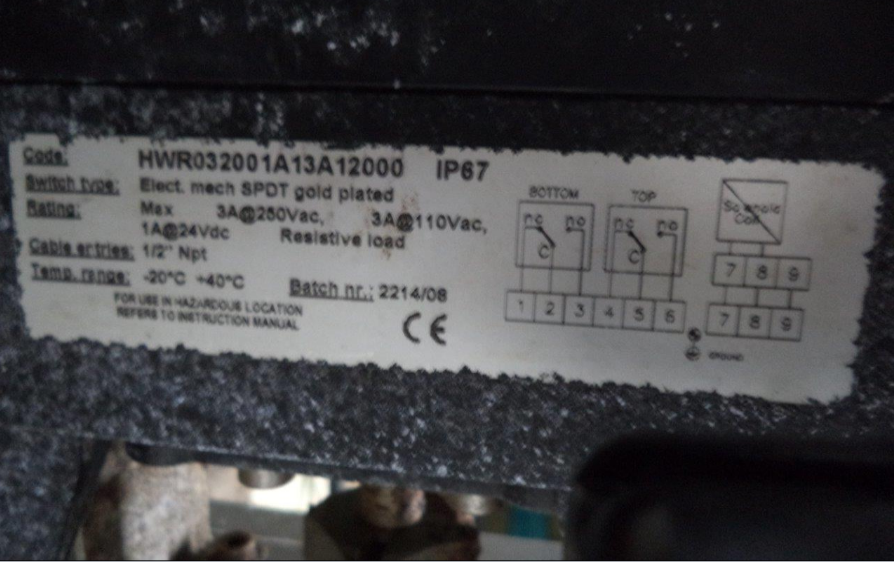HWR032001A13A12000 old code, new code HW03200‐10W02SA3A 