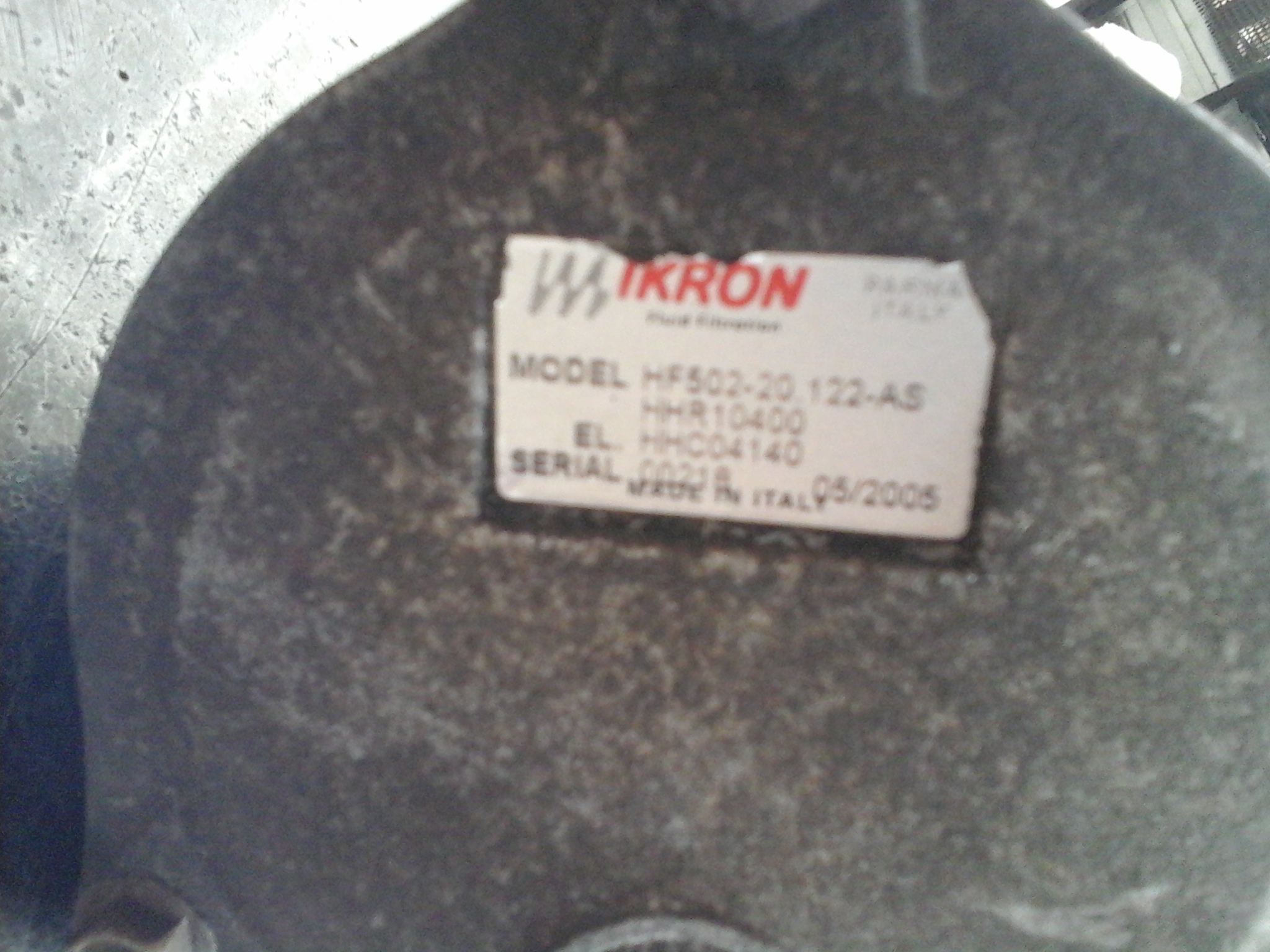 HF502-20.122-GF-B-H-Z-XD-DA 