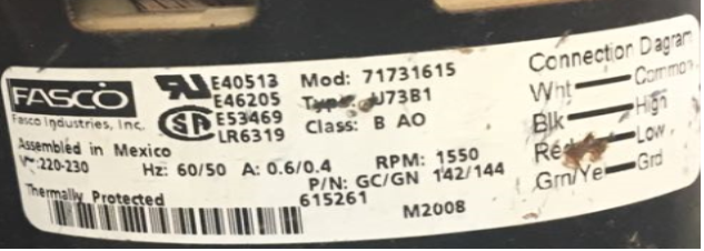 U73B1,71731615 OEM 