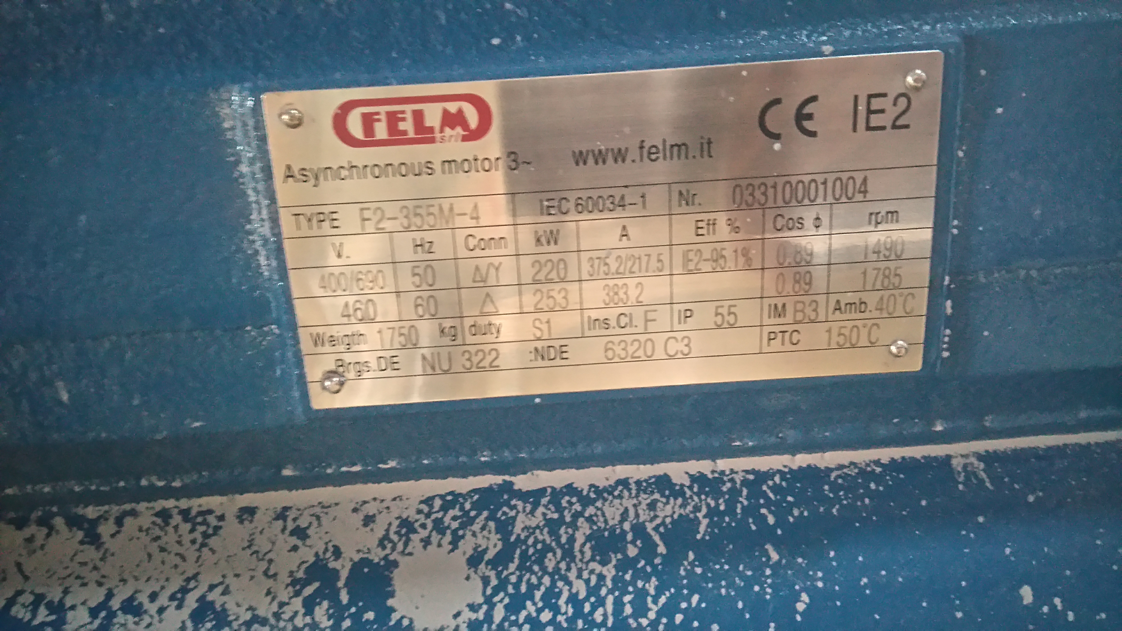 Type: F2-355M-4 