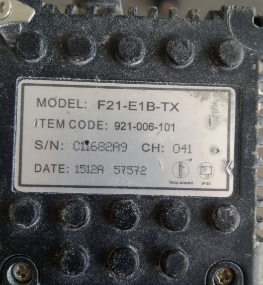 F21-E1B TX (SN/ID C11682A9) 