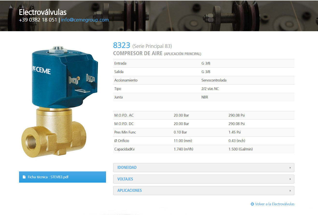 solenoid for 8323 