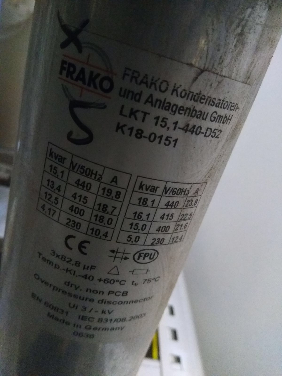 LKT 15,1-440-D52  K18-0151 obsolete, replacement P/N: 31-10506 Type: LKT 15-440-DPS