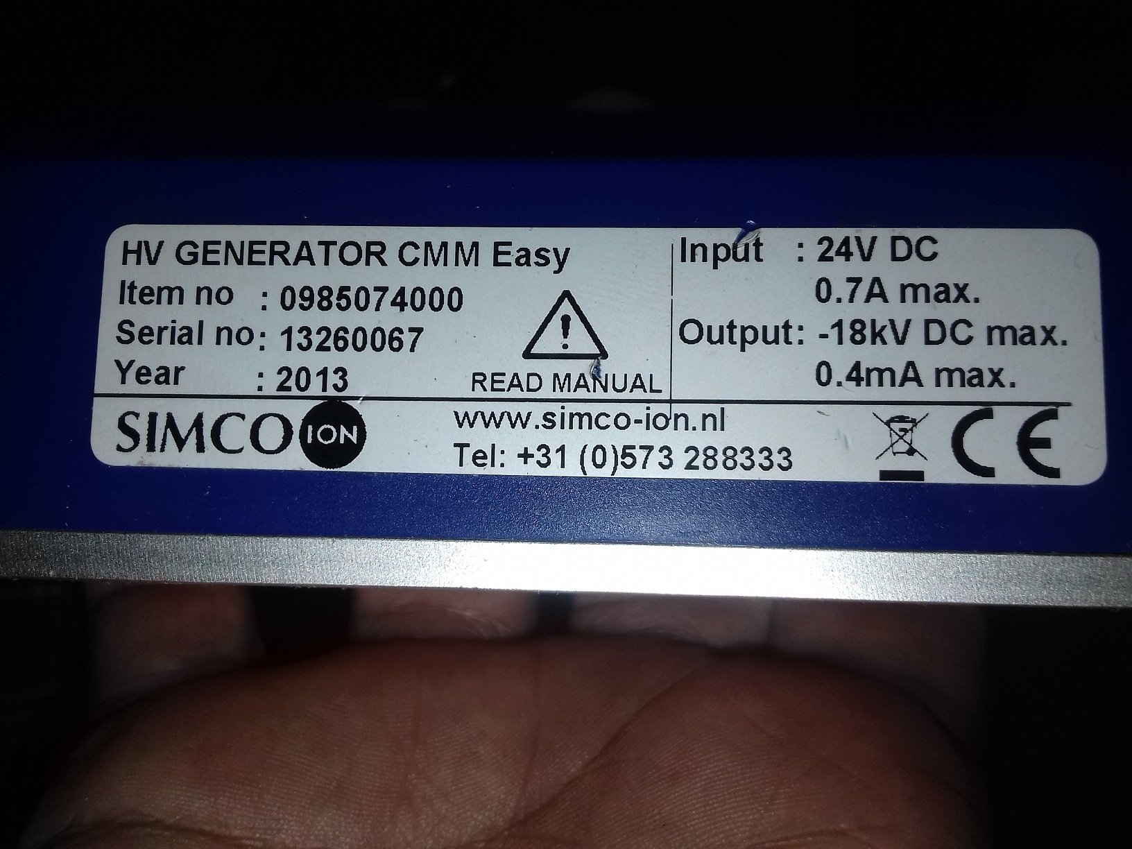 CMM EASY HV GENERATOR 
