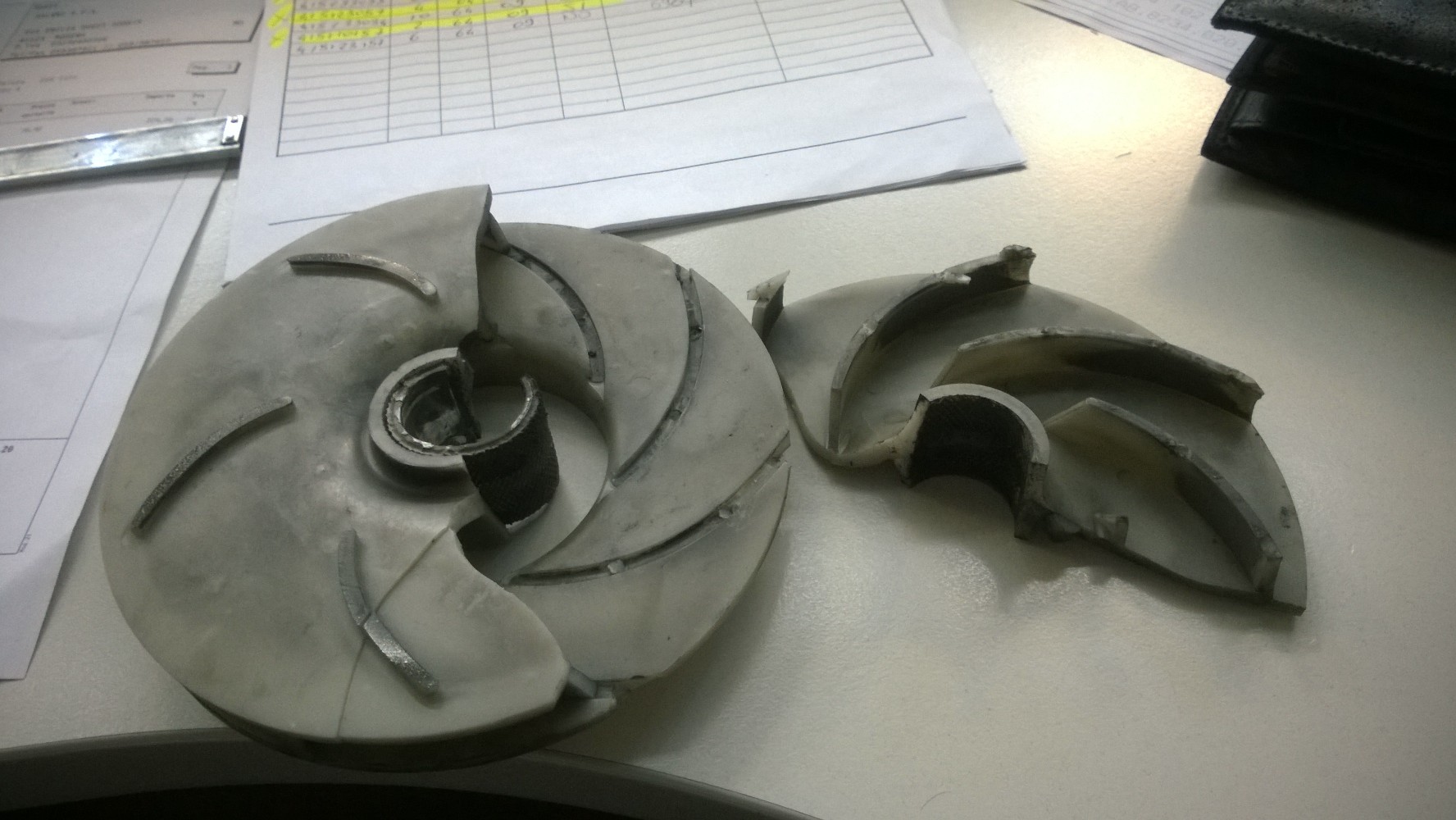  Fan for TG40-36/22285 obsolete, replaced by Laufrad ø136;POM 