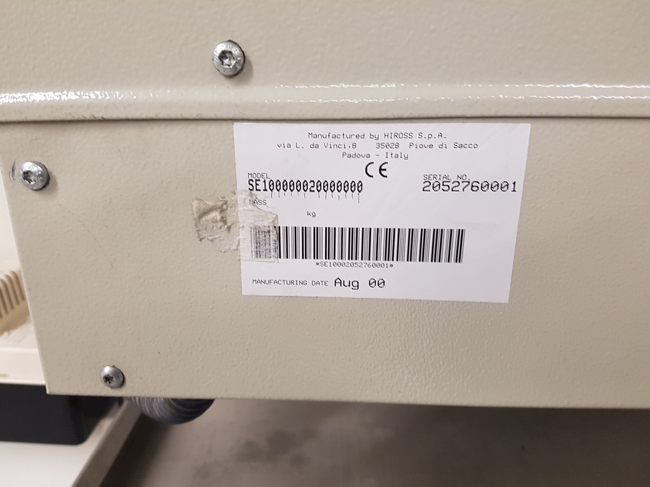 fan for SE10000002000000012 S/N 2052760001 obsolete, replacement  454788 