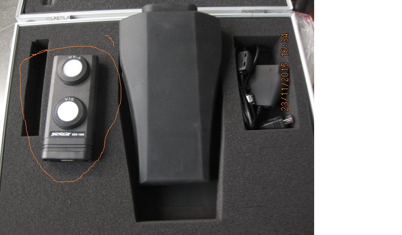 UV-A detector for XRP 3000 no longer produced, replacement XS-365 UV-A Sensor + XS-555/I Variable Illuminance Sensor 