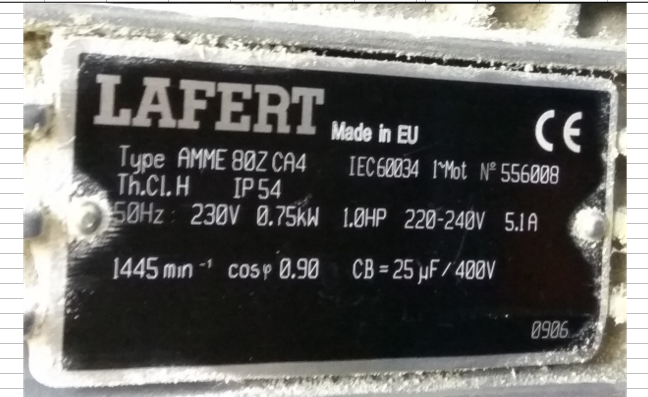 AMM 80Z CA 4; 0,75 kW; IMB3 