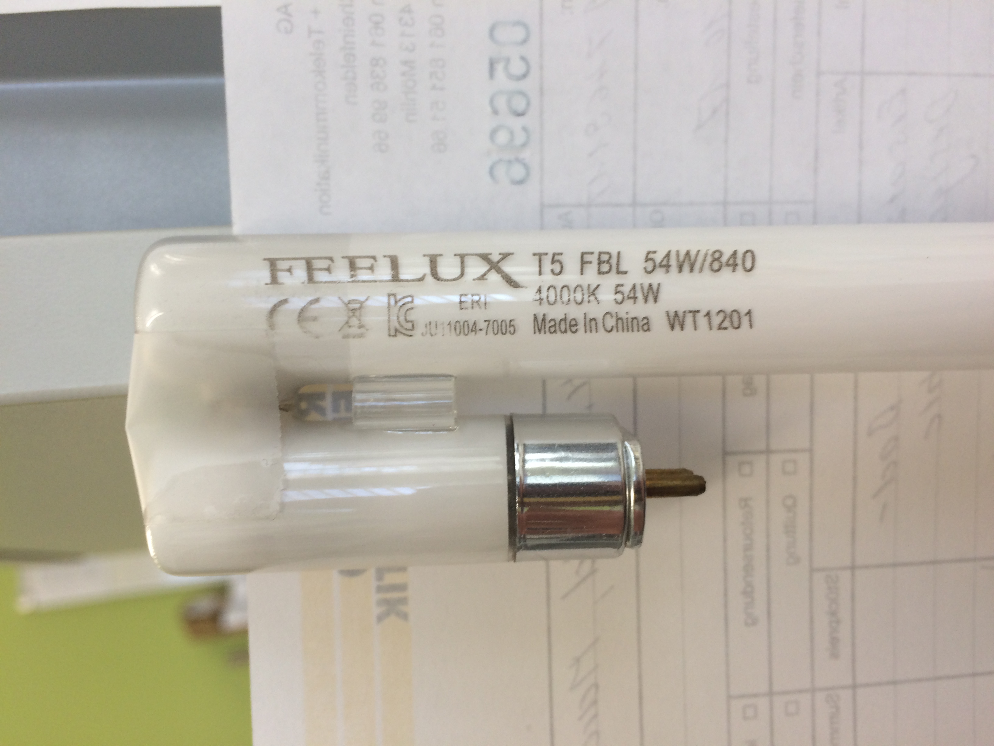 T5 FBL 54W/840 not deliverable anymore, replacement SLL54T/H 4000K 