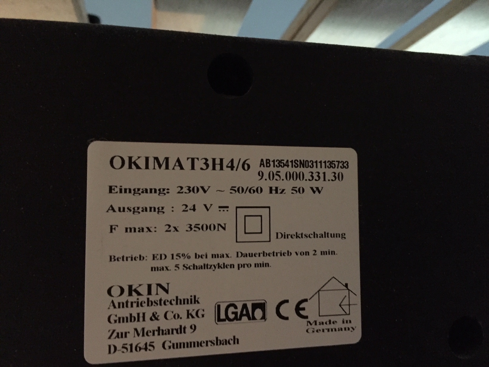 Remote control for Okimath3H4/6