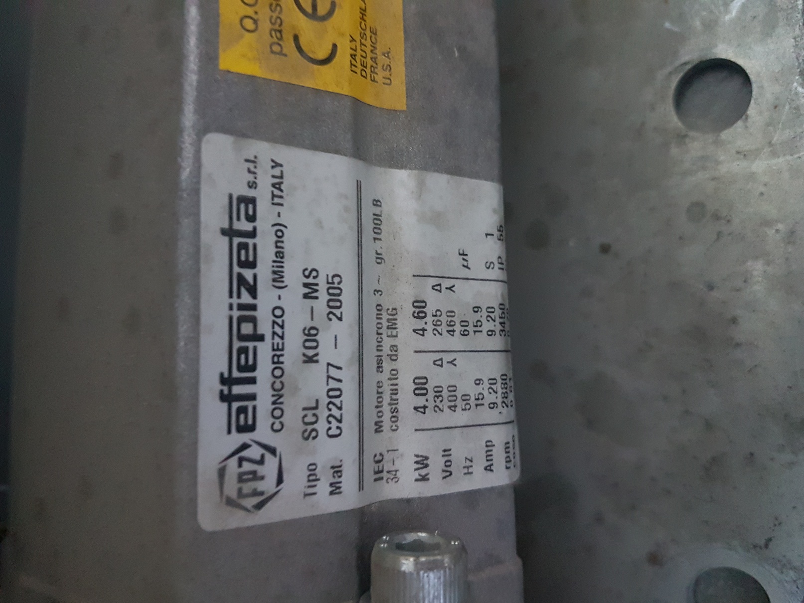 SCL K06-MS Mat. C22077-2005