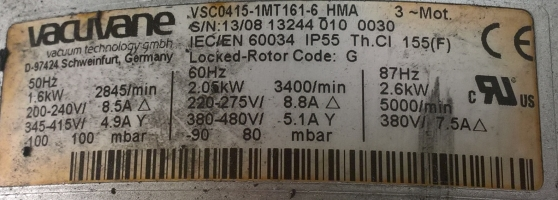 VSC0415-1MT161-6 HMA - obsolete/ replaced by 70-603190501 
