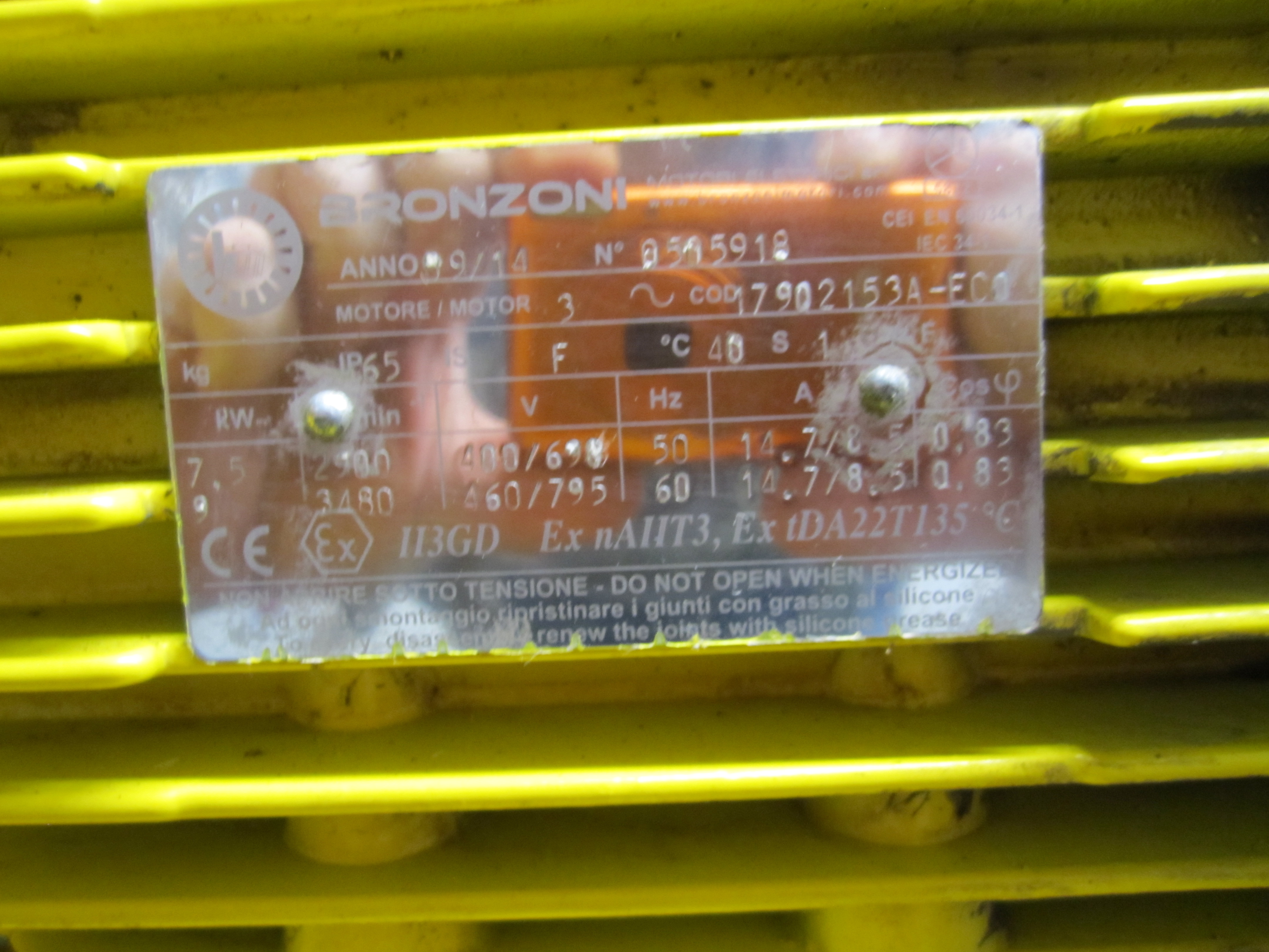 kw 7,5 V400/690        
